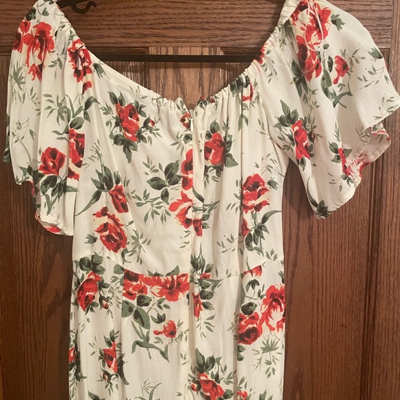 NWT floral Topshop midi dress - Picture 7 of 9